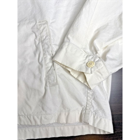 Polo Ralph Lauren Men's XL White Full Zip Bomber Jacket Preppy Vintage Y2K - Picture 4 of 6